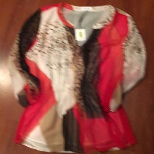 Quarter Length Sleeves Blouse